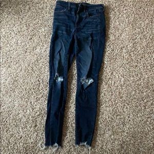 Super high waisted jeans